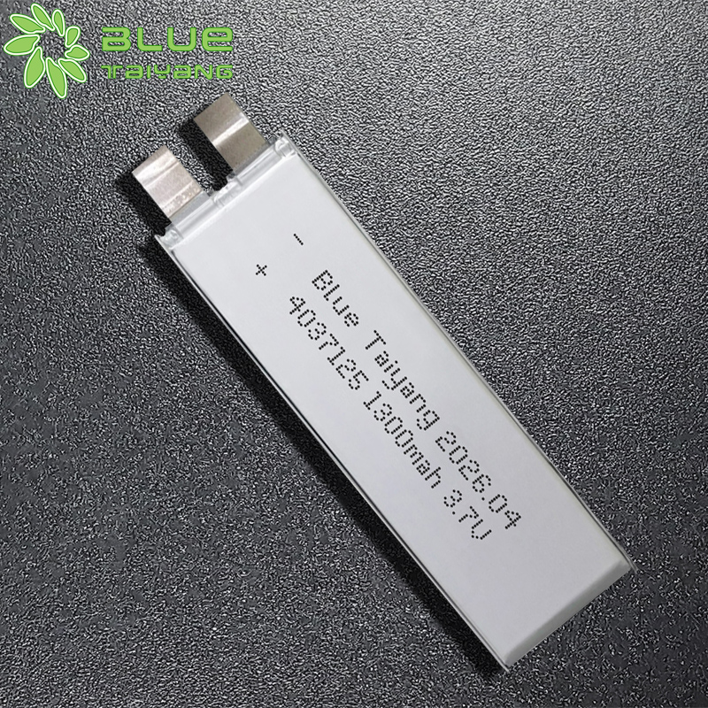 4037125 Wholesale high discharge lipo battery 3.7v 1300mah 60c battery pouch cell