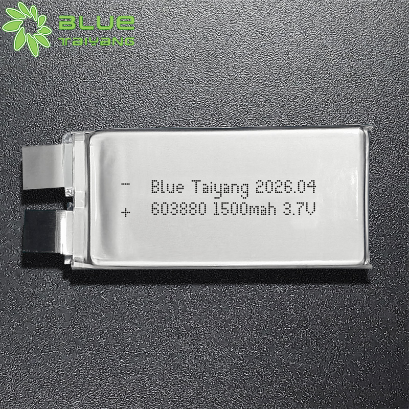 603880 Lithium Polymer Battery 3.7v 1500mah 45c High Discharge Rate Rechargeable Custom Lipo Battery