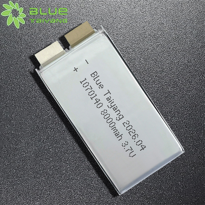 1070140 Wholesale Custom Cell 3.7V 8000mAh 60C High Discharge Rate Rechargeable Lithium Polymer Battery