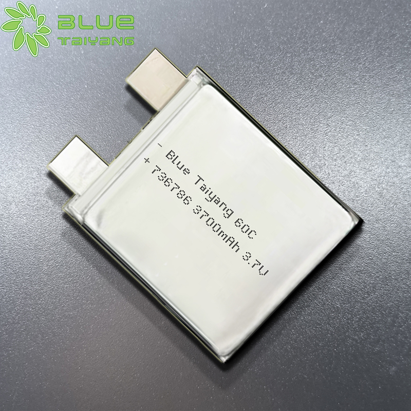 736786 high-rate lithium battery cell 60C 3.7V 3700mAh special battery For Drone Lipo Battery