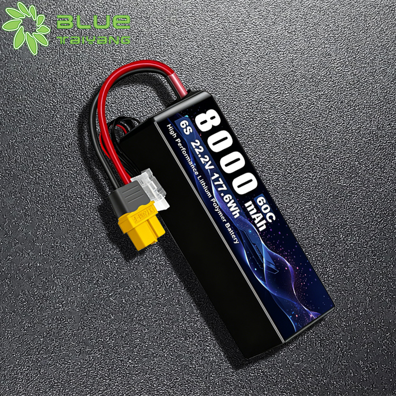 6875145 Lithium Polymer Battery Pack Lipo Battery 22.2v 60c 8000mAh 6S Newest High Rate For Drone and Toy Car