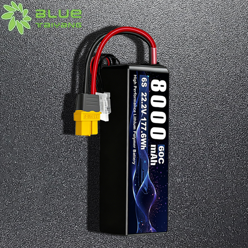 6875145 Lithium Polymer Battery Pack Lipo Battery 22.2v 60c 8000mAh 6S Newest High Rate For Drone and Toy Car