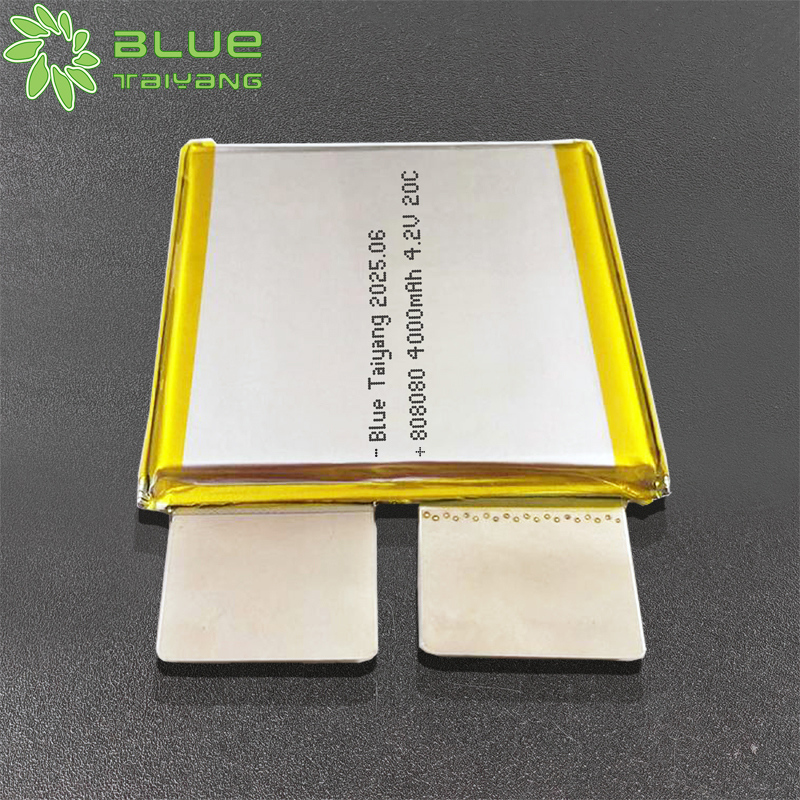 Custom Lithium Polymer Battery 808080 4000mAh 20C 4.2V High Rate C-rate Power Cells