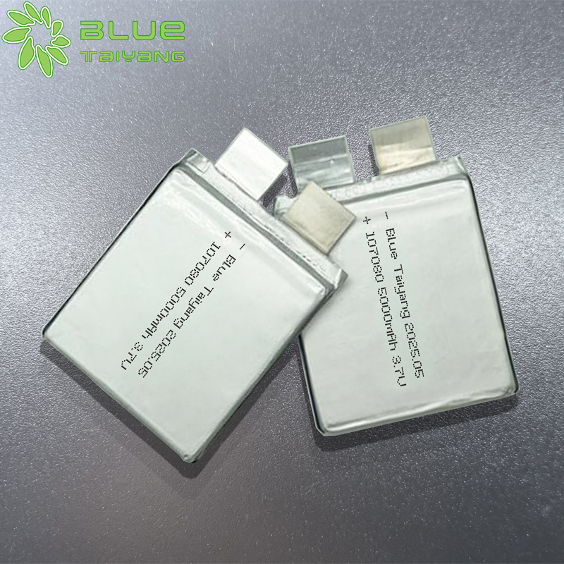 107080 High discharge High Capacity customization Lithium Polymer 3.7v 60C 5000mAh for Power Bank