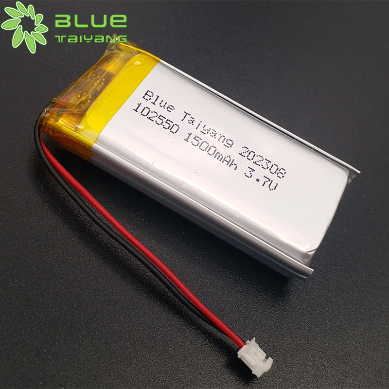 102550 batterie rechargeable lithium battery 5.55wh 3 7v 1500mah lipo battery