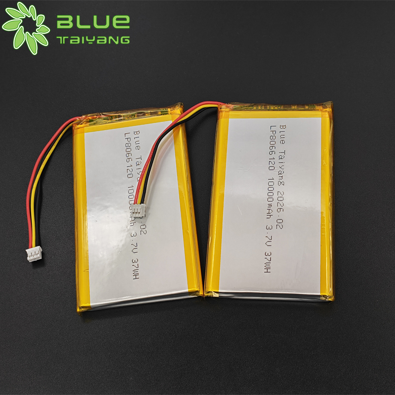 3.7v 10000mah rechargeable battery 8066120 10000mah battery cell 10Ah for power bank lithium polymer battery