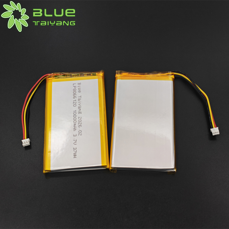 3.7v 10000mah rechargeable battery 8066120 10000mah battery cell 10Ah for power bank lithium polymer battery