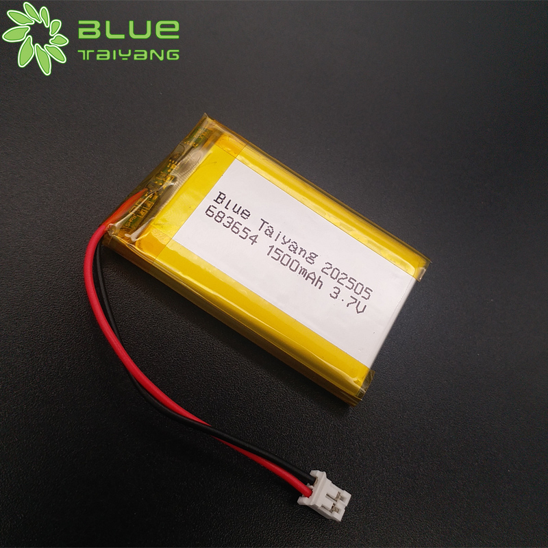 683654 rechargeable li-ion polymer battery 1500mah 3.7v lithium ion battery