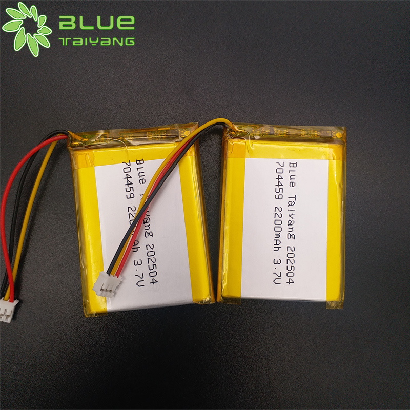 Lithium Polymer Cells 704459 2200mah 3.7v Rechargeable Custom Lithium Battery