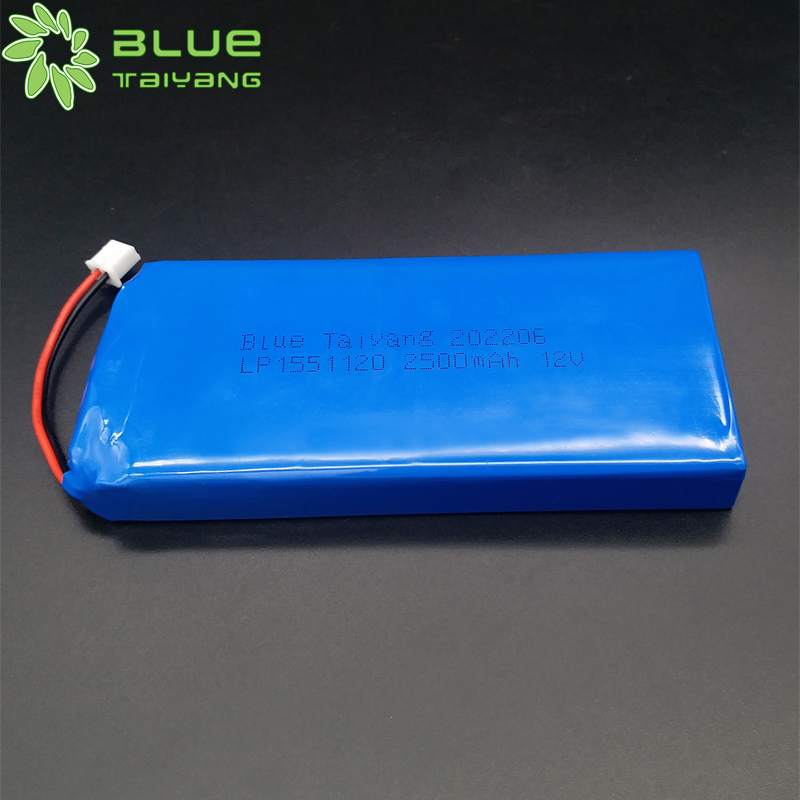 Factory Customization 1551120 Pouch Rechargeable Lipo Battery Pack 12v 2500 Mah Li-po Battery Pack