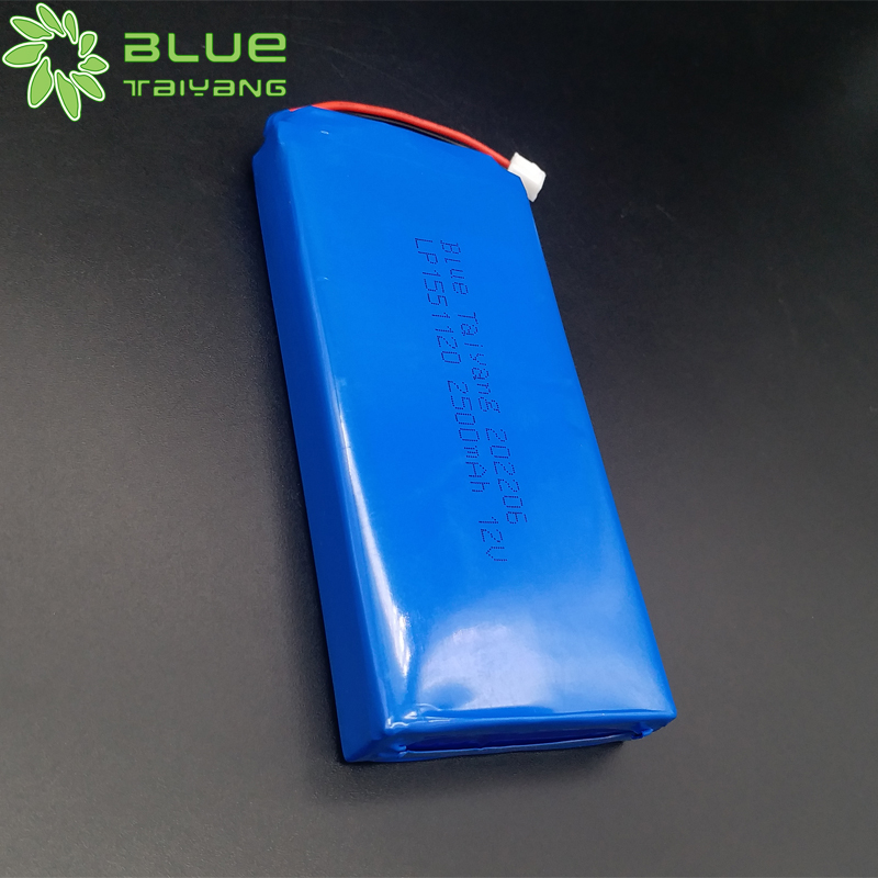 Factory Customization 1551120 Pouch Rechargeable Lipo Battery Pack 12v 2500 Mah Li-po Battery Pack