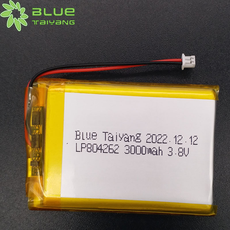 804262 Rechargeable power bank battery lipo 3000mah 3.8v lithium ion battery