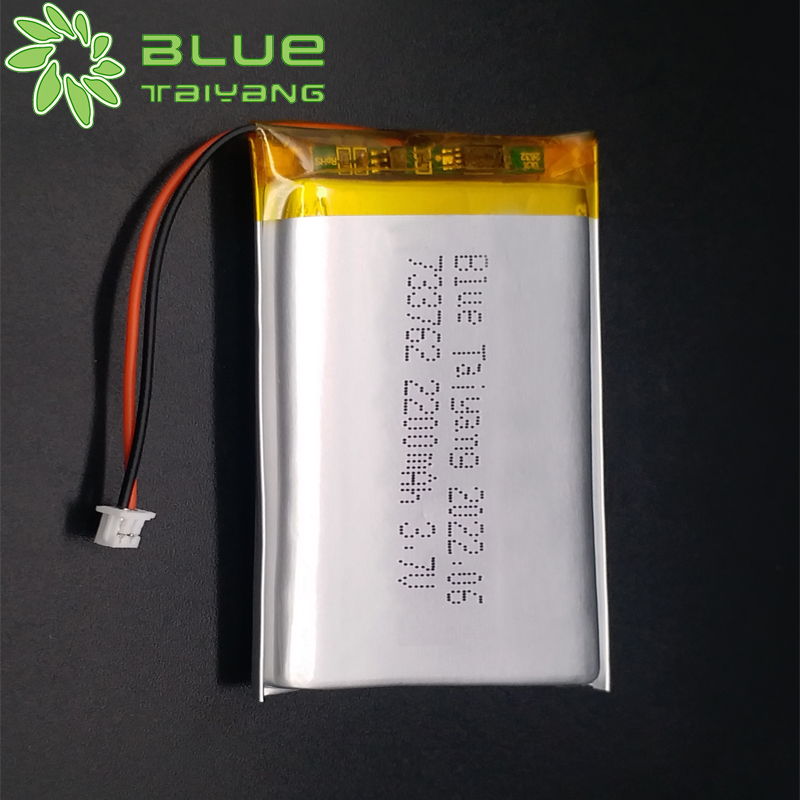 733762 rechargeable lipo battery 2200mah lithium ion battery 3.7v 8.14wh  li ion battery