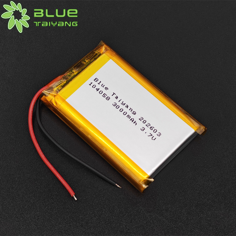 104058 rechargeable lithium batteries 3.7v lipo battery 3000mah 11.1wh power bank