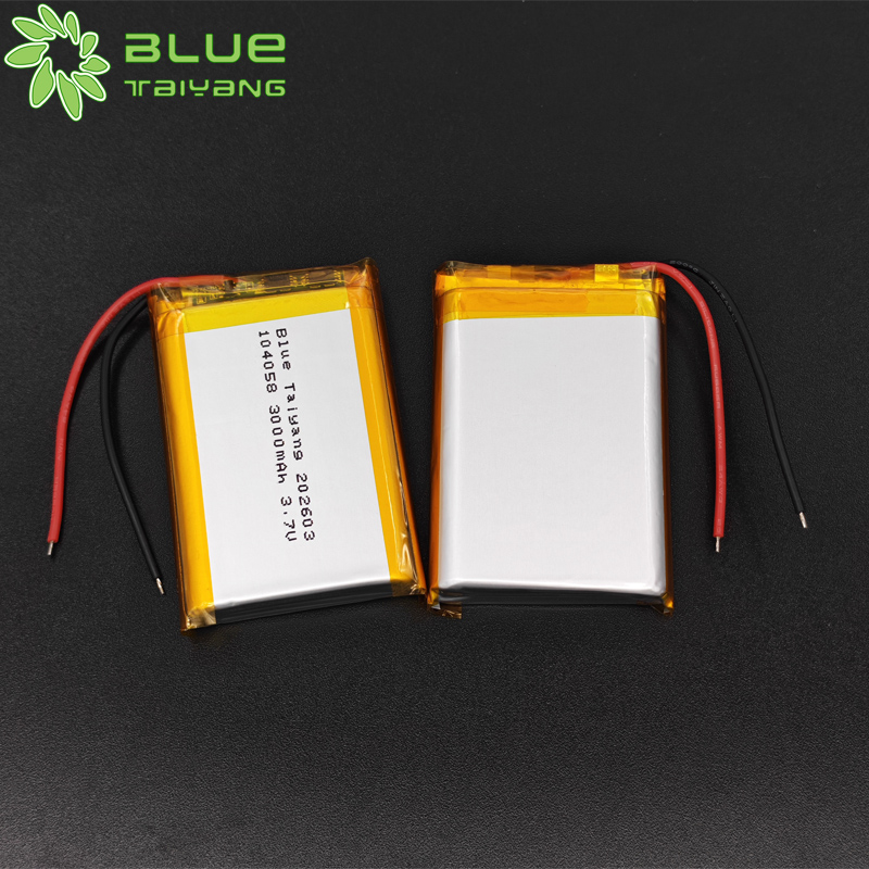 104058 rechargeable lithium batteries 3.7v lipo battery 3000mah 11.1wh power bank