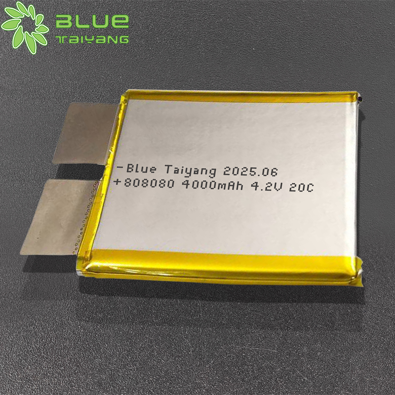 Custom Lithium Polymer Battery 808080 4000mAh 20C 4.2V High Rate C-rate Power Cells
