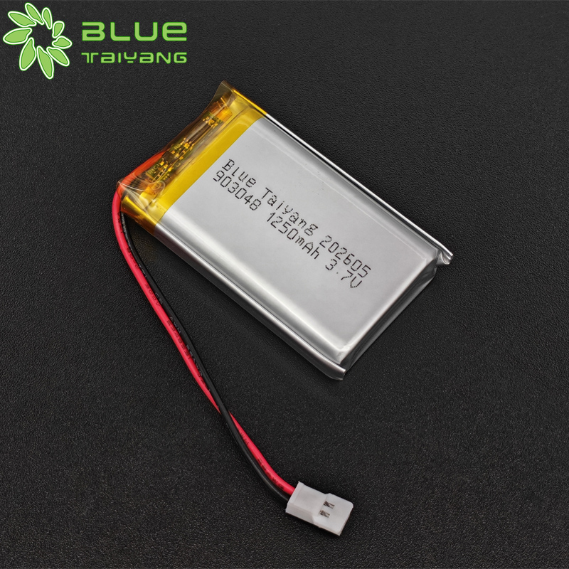 903048 Rechargeable Li Ion Battery 3.7v 1250mah Li-ion Polymer Batteries