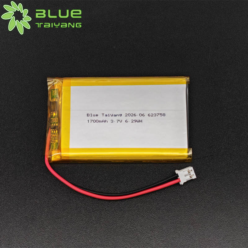 623758 Customization Li-polymer Battery Lithium Battery 1700mah 3.7v Li Ion Cell