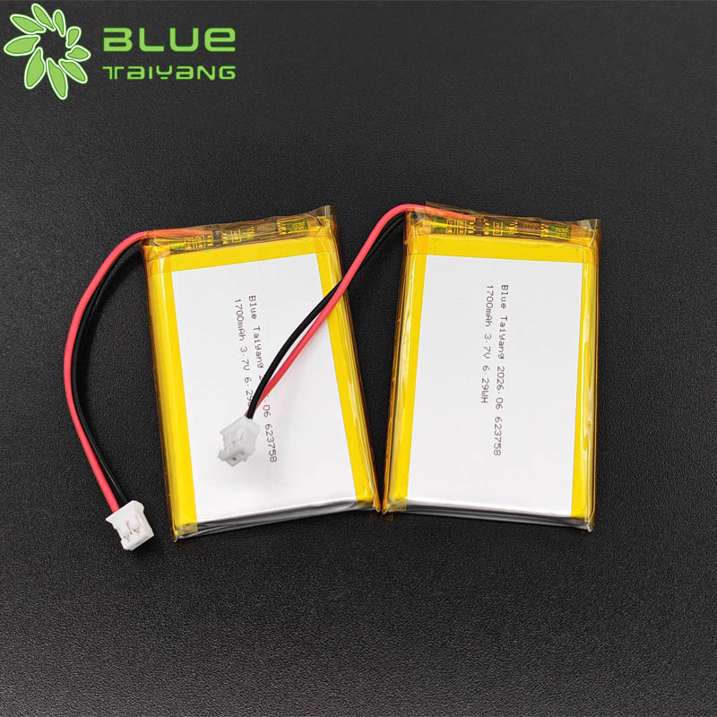 623758 Customization Li-polymer Battery Lithium Battery 1700mah 3.7v Li Ion Cell