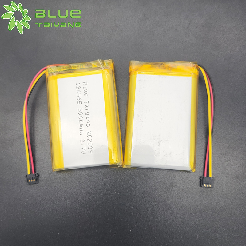 124565 rechargeable lipo pouch cells batteries 3.7v 5000mah power bank lithium battery