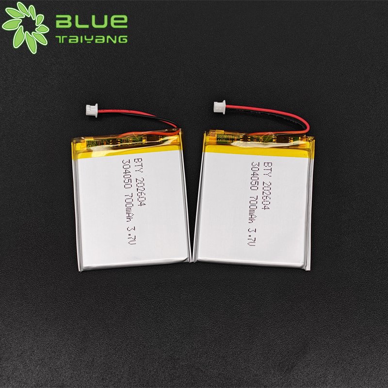 304050 3.7v 700mah Battery 3.7V Lithium Ion Polymer Rechargeable Battery