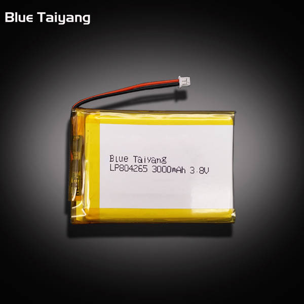 804265 rechargeable li polymer battery cells lipo 3.8v 3000mah battery