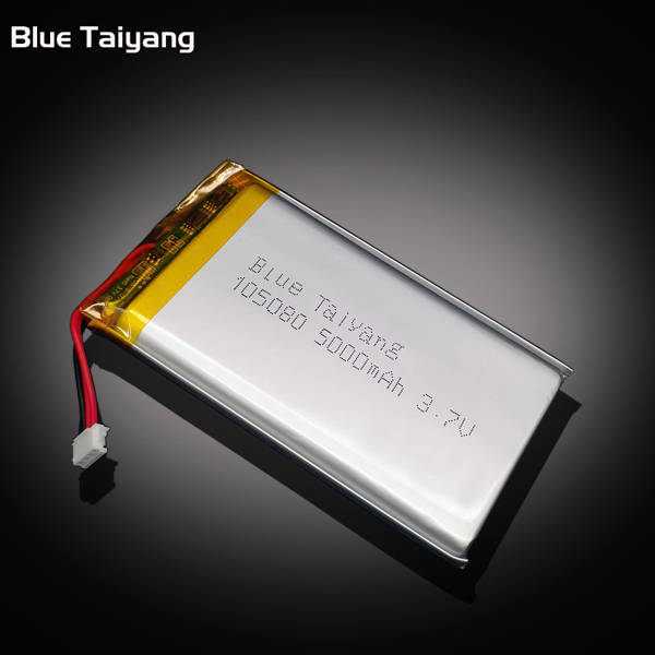 Lithium Polymer 105080 3.7v 5000mah lipo rechargeable battery