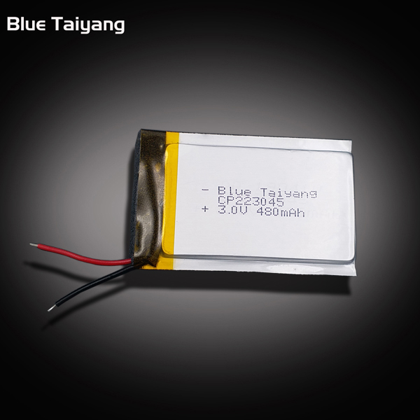 CP223045 480mah 3v prismatic Li-Mno2 battery