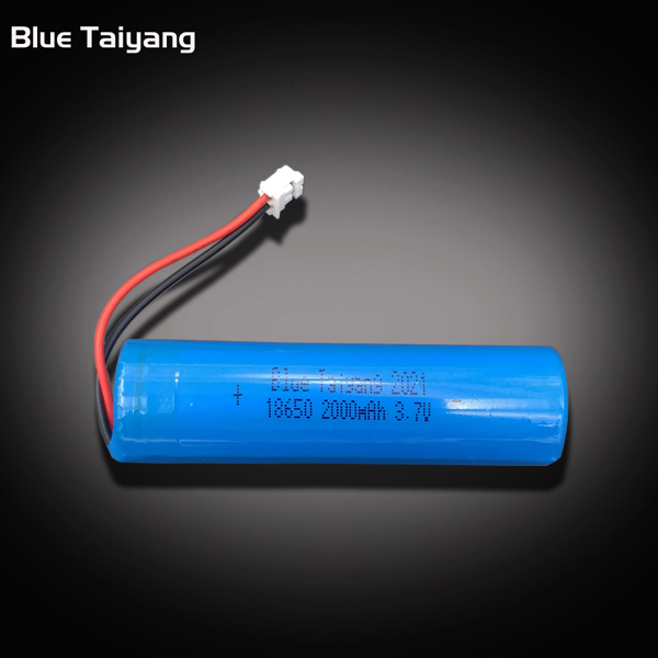 3.7 volt li-ion battery rechargeable 18650 3.7v 2000mah  lithium ion battery