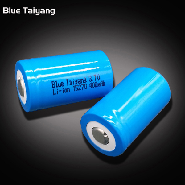 lithium ion batteries 15270 3.7v 400mah 1.48wh cylindrica li-ion battery