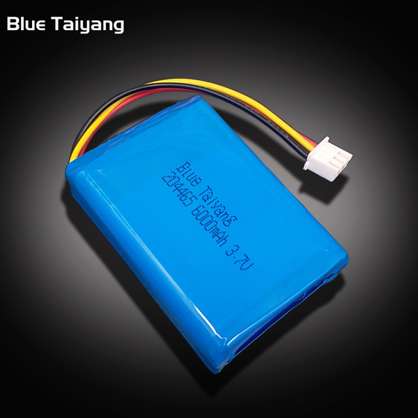Rechargeable 204465 lithium battery pack 3.7v 6000mah li-polymer ternary