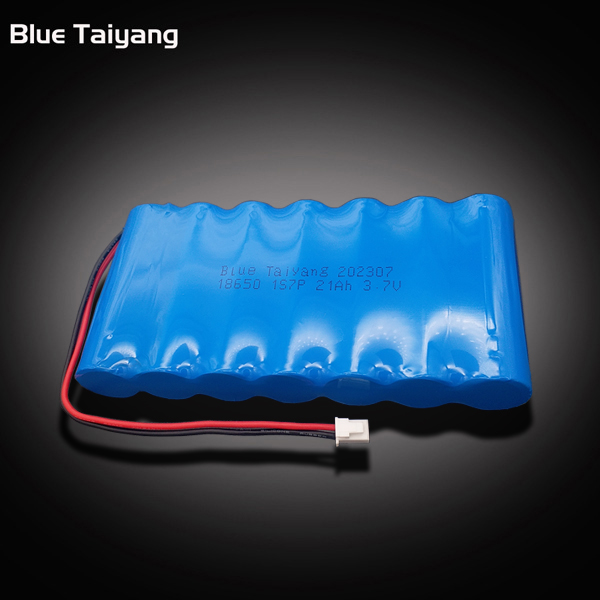 Manufacturer 3.7v 1S7P battery 18650 21ah lithium ion battery pack with BMS for digital power