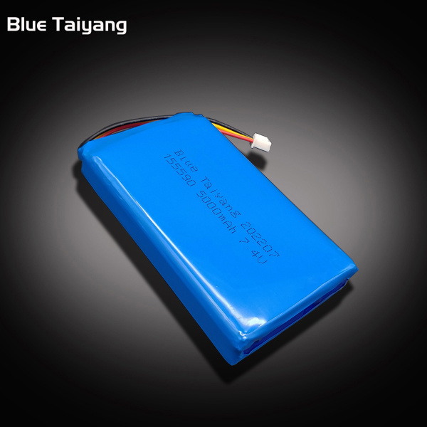 high quality 155592 rechargeable 7.4v 5000mah polymer lithium battery pack