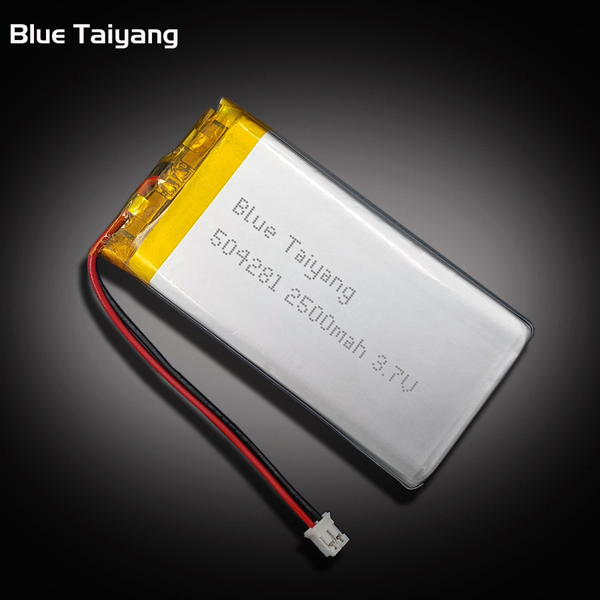 Hot Sale Rechargeable Oem Li Ion 504281 Lithium Ion 2500mah 3.7v Lithium Polymer Lipo Battery