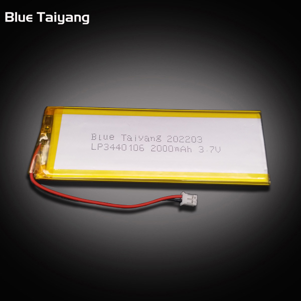 3440106 lithium ion battery cell bateria lipo 3.7v 2000mah lipo battery 2000mah