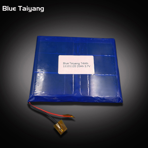 11101120 3.7V 20Ah rechargeable polymer lithium battery pack