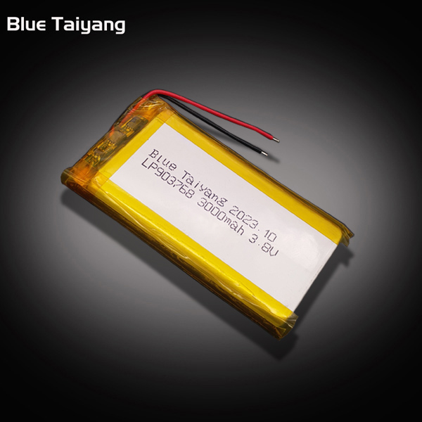 903768 Portable Cooling Fan Bateria 3.8v 3000mah Rechargeable Li-ion Battery