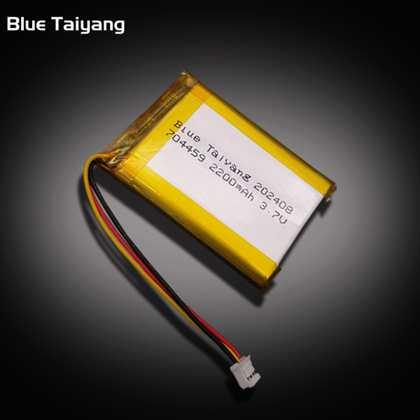 Lithium Polymer Cells 704459 2200mah 3.7v Rechargeable Custom Lithium Battery