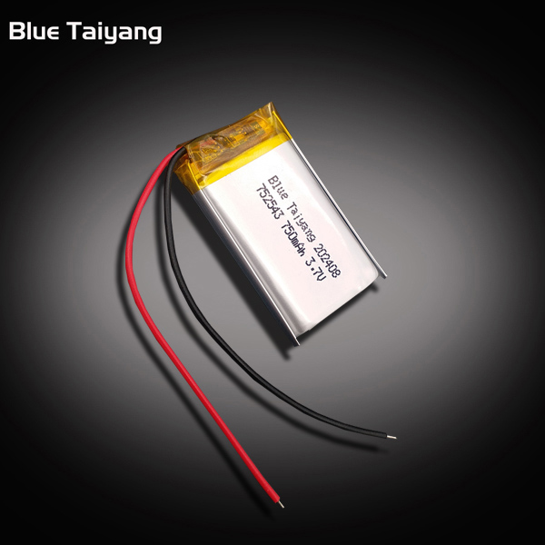 Custom Rechargeable Li-ion Battery 752543 3.7v 750mah Lithium Polymer Battery