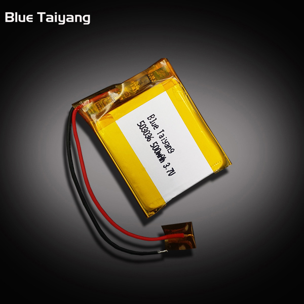 Rechargeable Custom 503036 Lipo Battery 3.7v 500mah Battery Charger