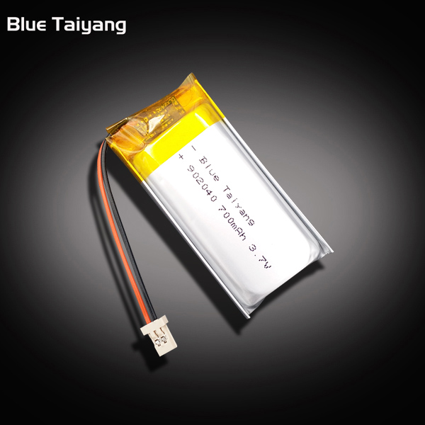 Custom Rechargeable Li-ion Battery 902040 3.7v 700mah Lithium Polymer Battery