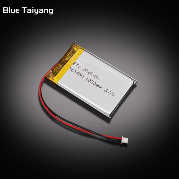 503450 custom batteries rechargeable 3.7 v 1000mah lithium ion battery