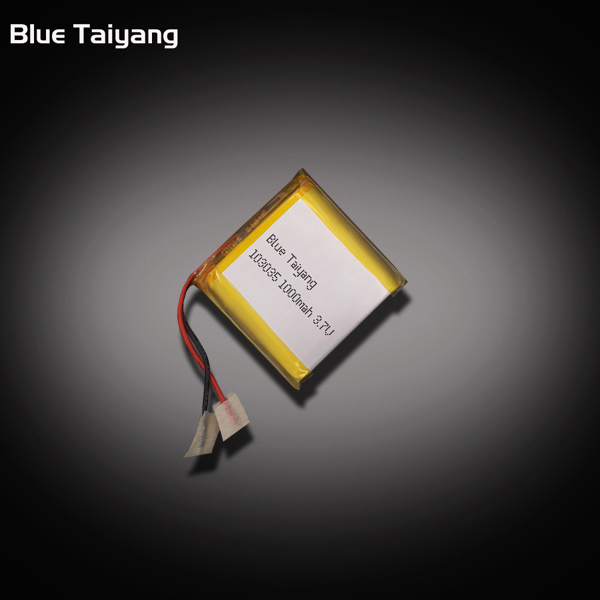 rechargeable lithium batteries polymer battery 103035 3.7v 1000mah lipo battery