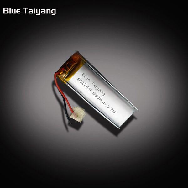 901744 lipo battery rechargeable lithium li ion battery 3.7v 680mah bateria battery