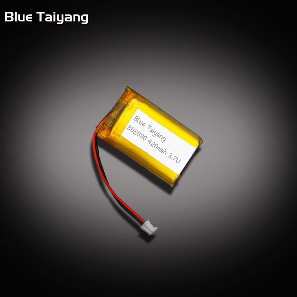 High Temperature lithium ion lipo li ion polymer rechargeable battery 802030 3.7v 420mAh