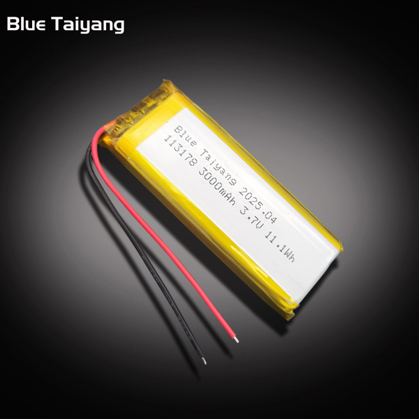 113178 lipo battery bateria 3.7v 3000mah lithium battery rechargeable power bank