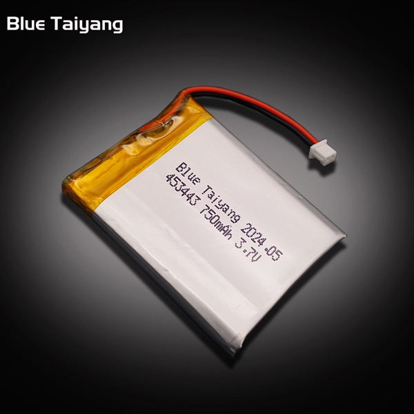 453443 custom lithium polymer battery3.7v 750mah rechargeable battery