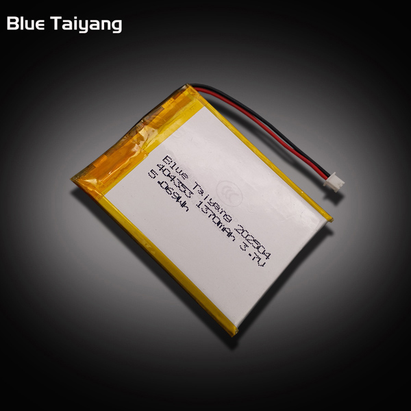 404353 batterie rechargeable 1370mah 3.7v 5.069wh 1300mah lithium polymer battery