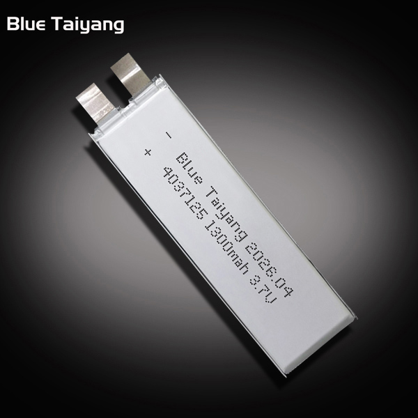 4037125 Wholesale high discharge lipo battery 3.7v 1300mah 60c battery pouch cell