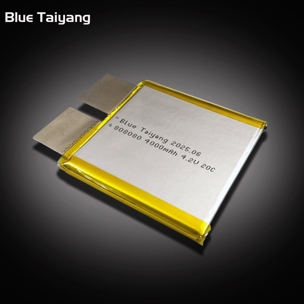 Custom Lithium Polymer Battery 808080 4000mAh 20C 4.2V High Rate C-rate Power Cells